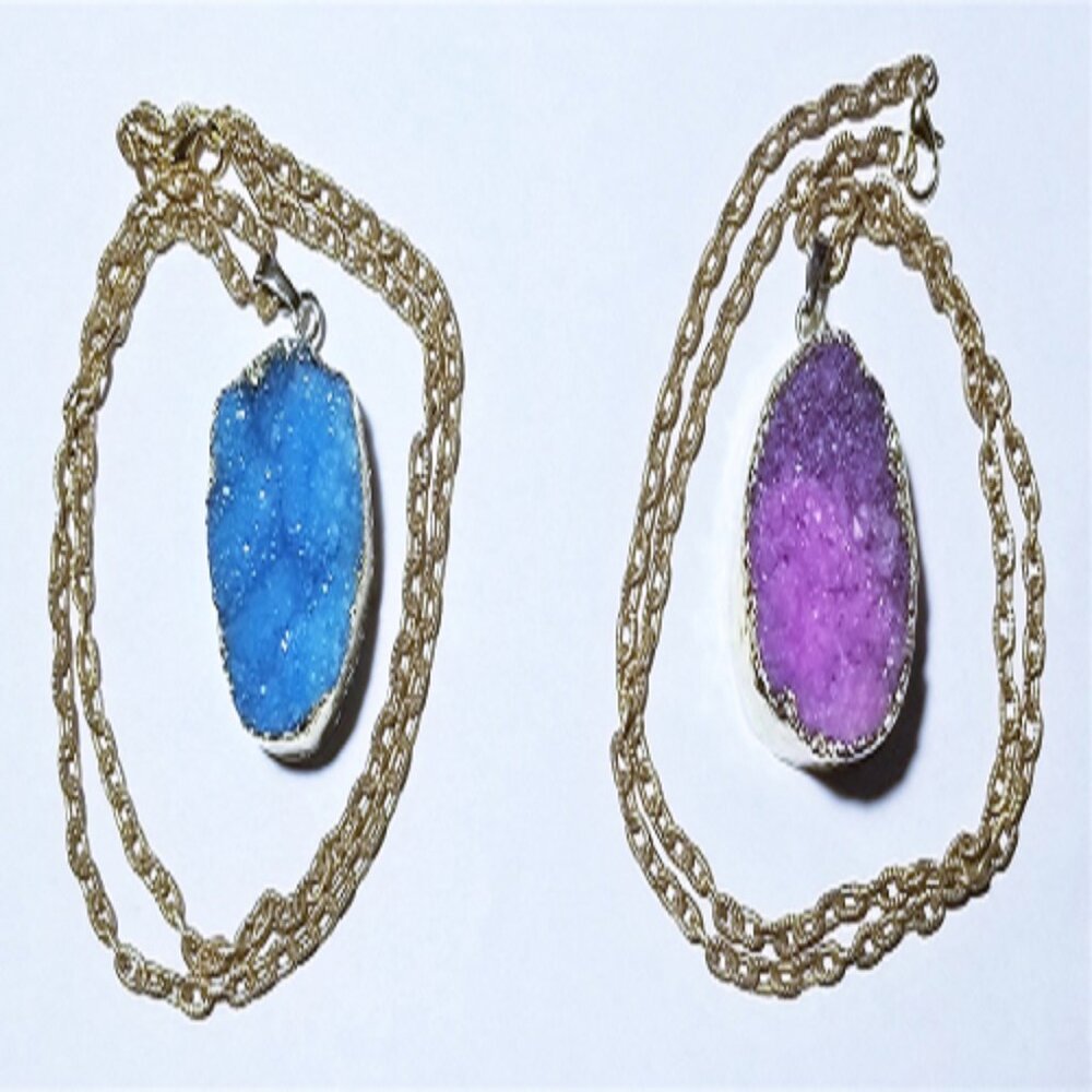 Druzy Agate Necklace